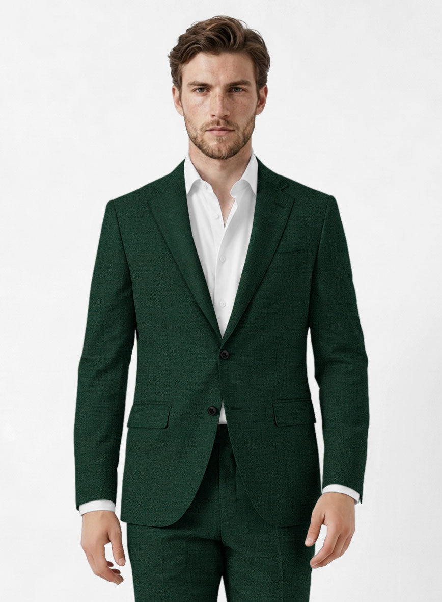 Marco Stretch Emerald Green Wool Suit - StudioSuits