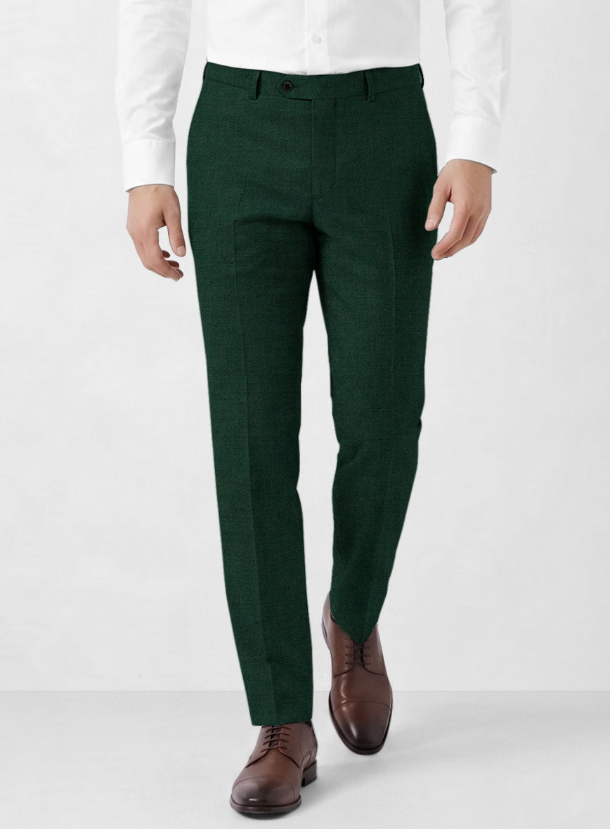 Marco Stretch Emerald Green Wool Suit - StudioSuits
