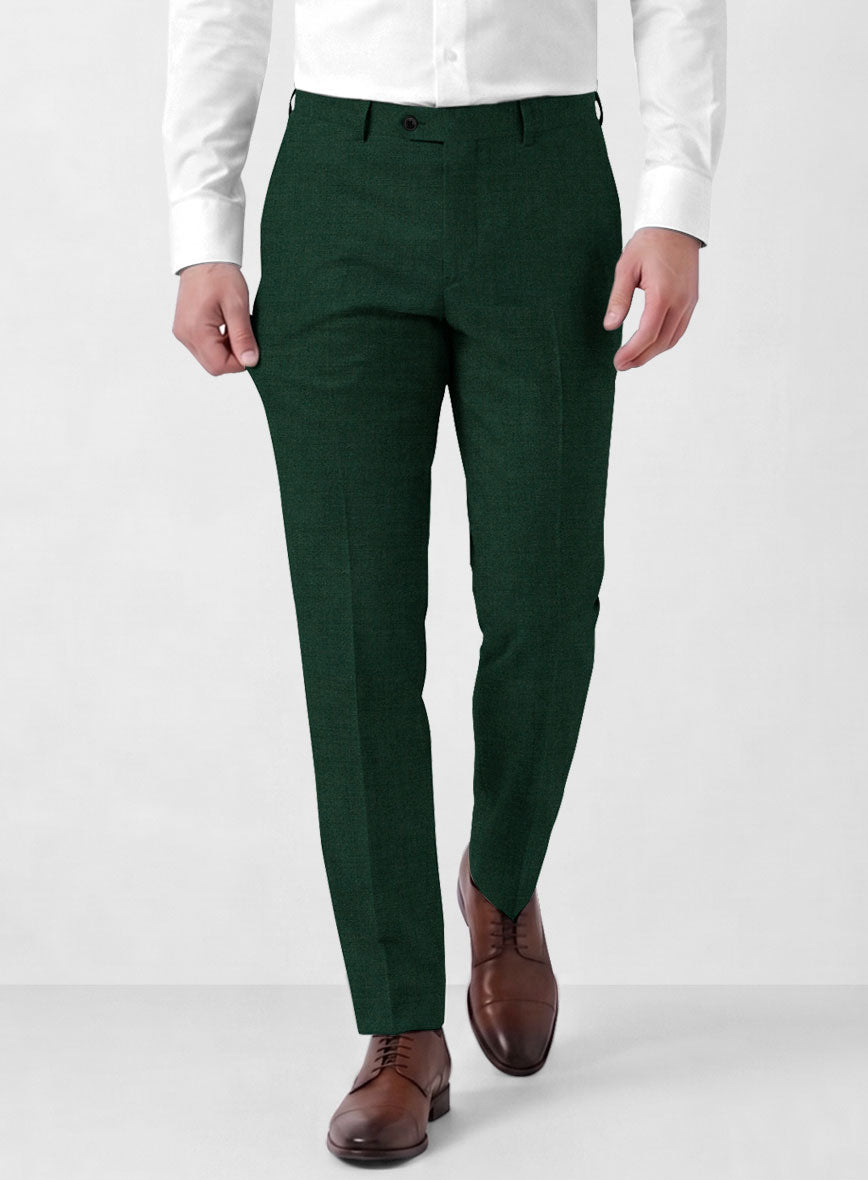 Marco Stretch Emerald Green Wool Suit - StudioSuits