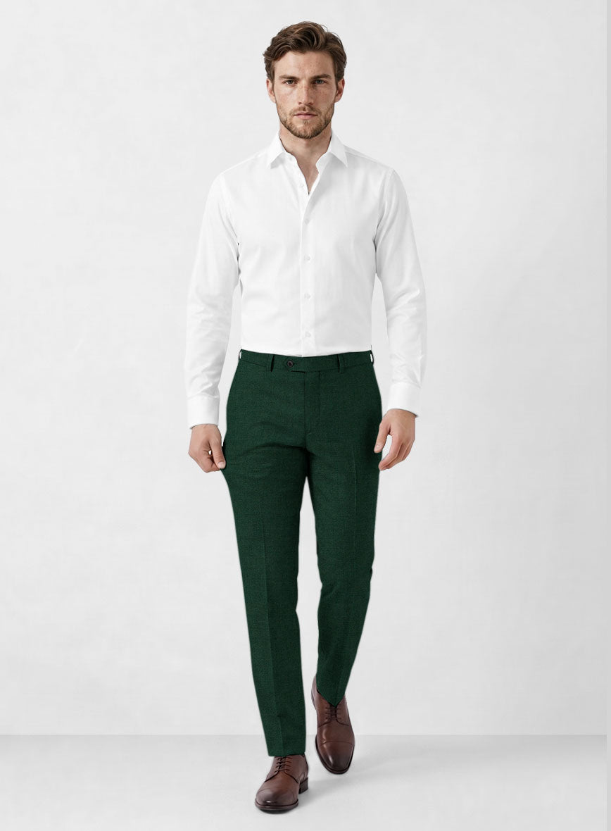 Marco Stretch Emerald Green Wool Suit - StudioSuits