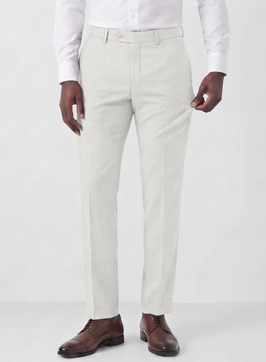 Marco Stretch Fawn Wool Pants - StudioSuits