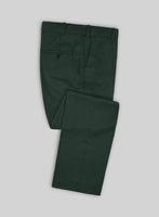 Marco Stretch Hunter Green Wool Pants - StudioSuits