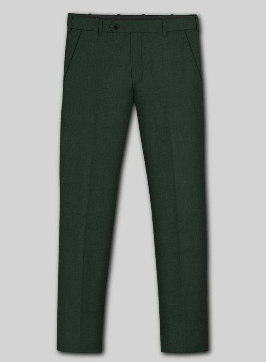 Marco Stretch Hunter Green Wool Suit - StudioSuits