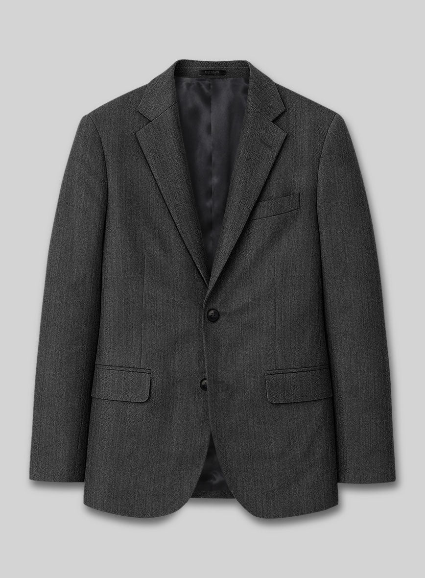 Marco Stretch Iron Gray Wool Suit - StudioSuits