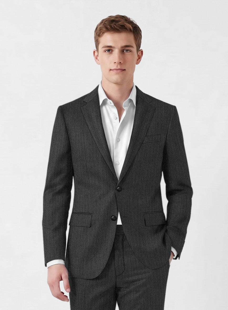 Marco Stretch Iron Gray Wool Suit - StudioSuits