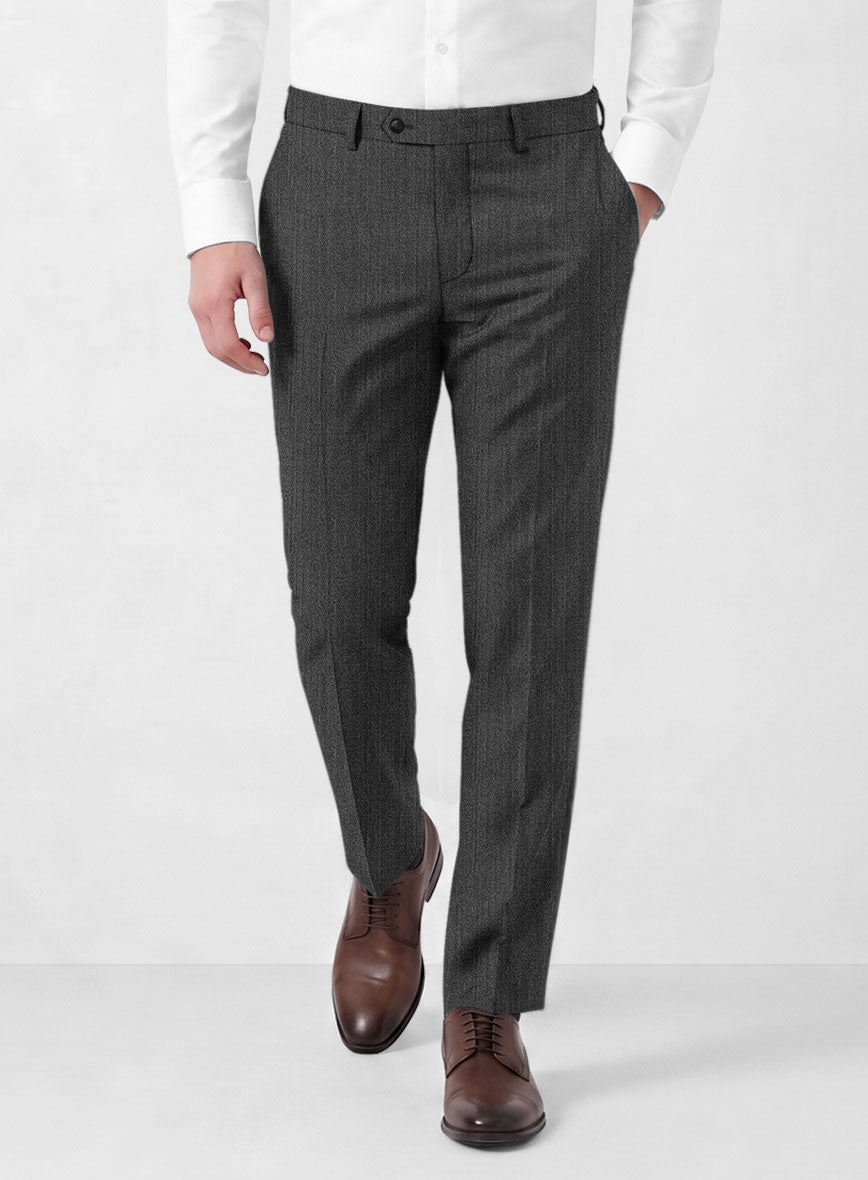 Marco Stretch Iron Gray Wool Suit - StudioSuits