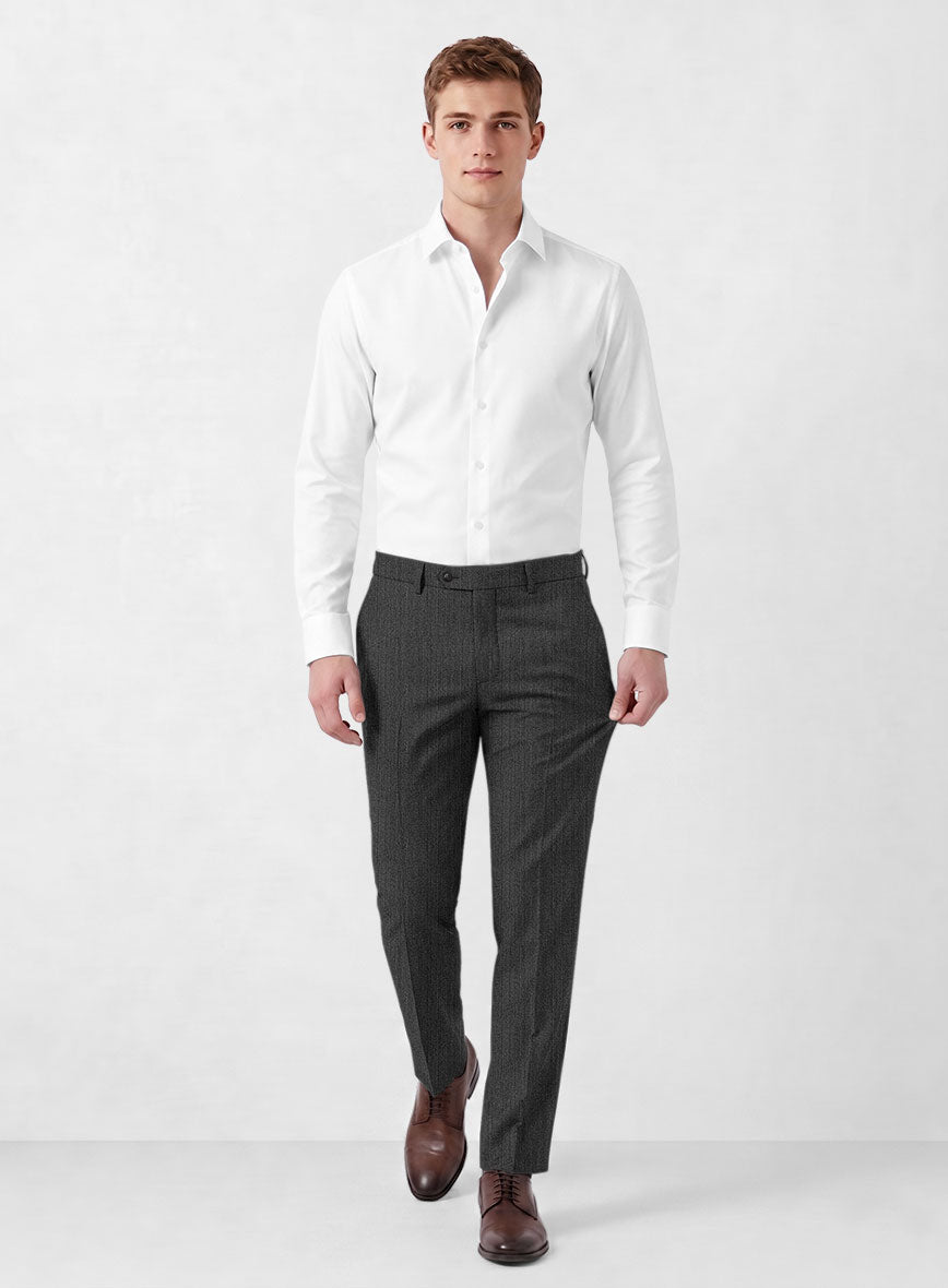 Marco Stretch Iron Gray Wool Suit - StudioSuits