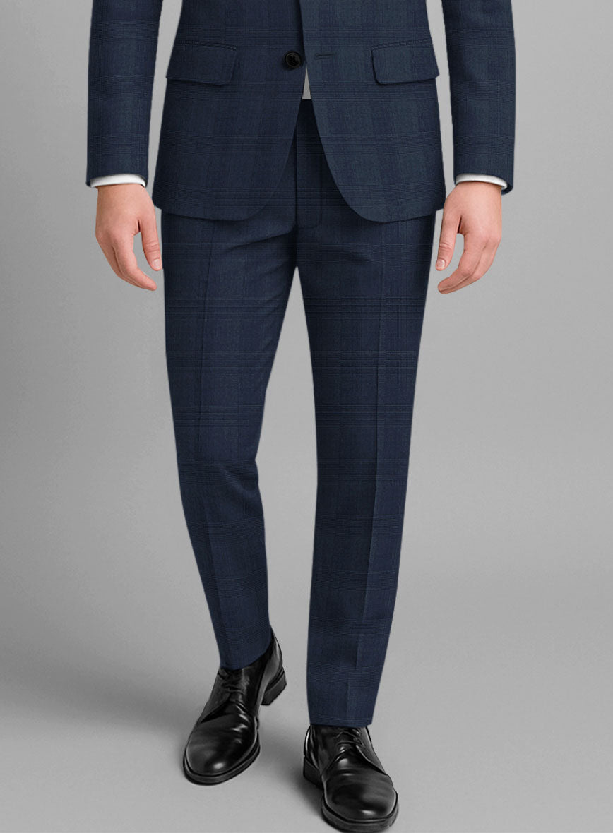 Marco Stretch Lavetti Glen Wool Suit - StudioSuits