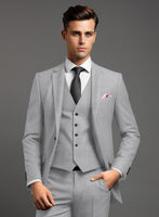 Marco Stretch Light Gray Wool Suit - StudioSuits