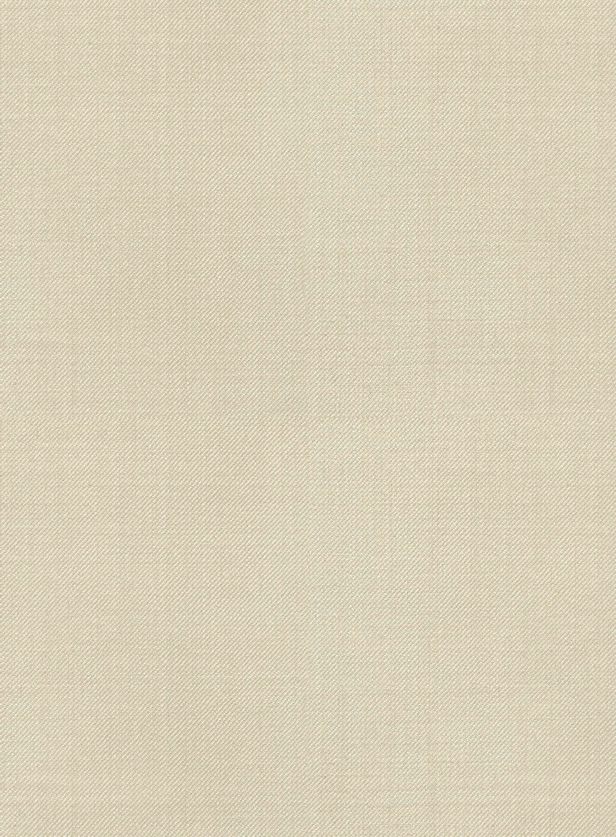 Marco Stretch Light Beige Wool Pants - StudioSuits