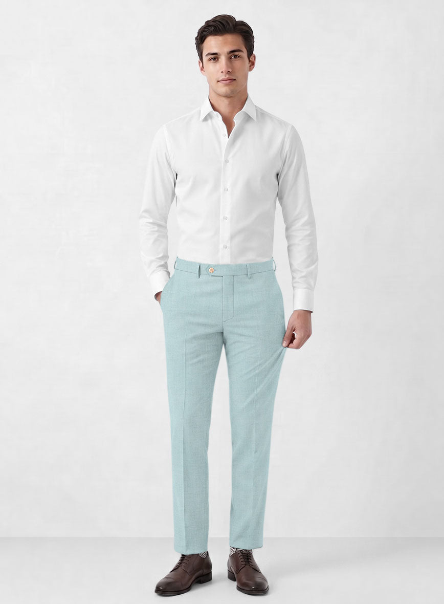 Marco Stretch Light Blue Wool Suit - StudioSuits