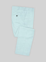 Marco Stretch Light Blue Wool Pants - StudioSuits