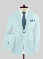 Marco Stretch Light Blue Wool Suit - StudioSuits