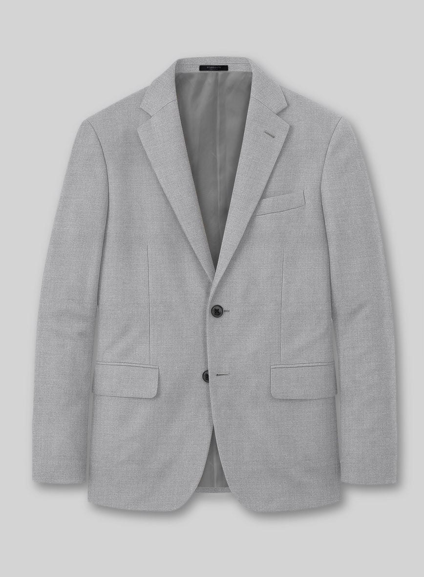 Marco Stretch Light Gray Wool Suit - StudioSuits
