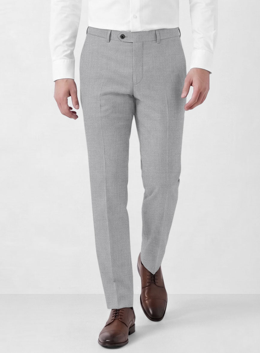 Marco Stretch Light Gray Wool Suit - StudioSuits