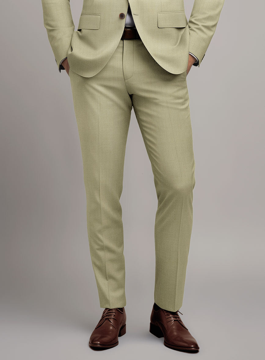 Marco Stretch Light Khaki Wool Suit - StudioSuits