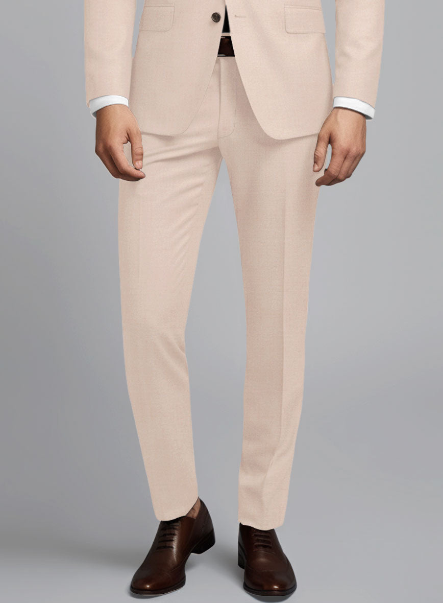 Marco Stretch Light Pink Wool Suit - StudioSuits