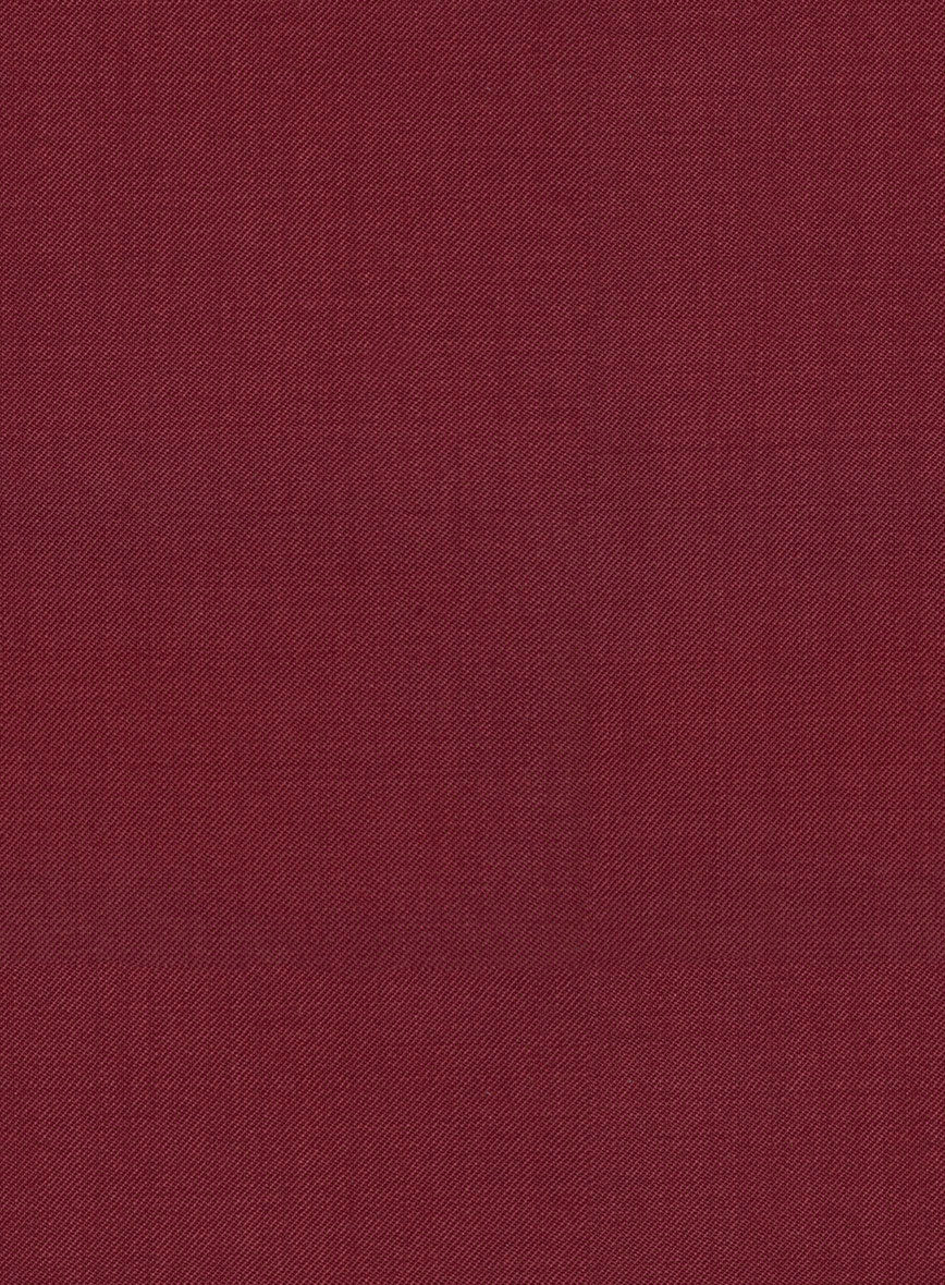 Marco Stretch Maroon Wool Jacket - StudioSuits