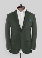 Marco Stretch Military Green Wool Suit - StudioSuits