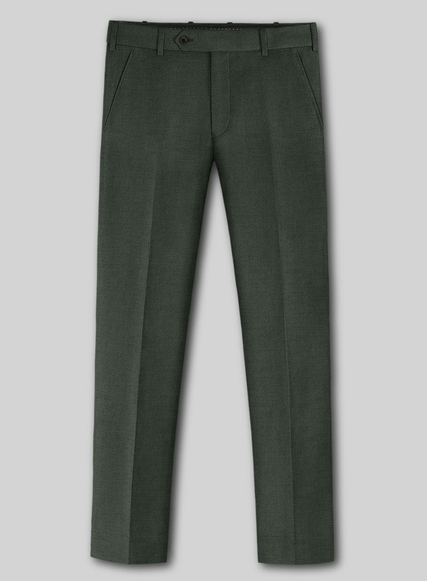 Marco Stretch Military Green Wool Suit - StudioSuits