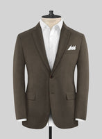 Marco Stretch Mud Brown Wool Suit - StudioSuits