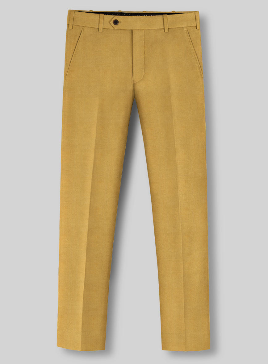 Marco Stretch Mustard Wool Suit - StudioSuits