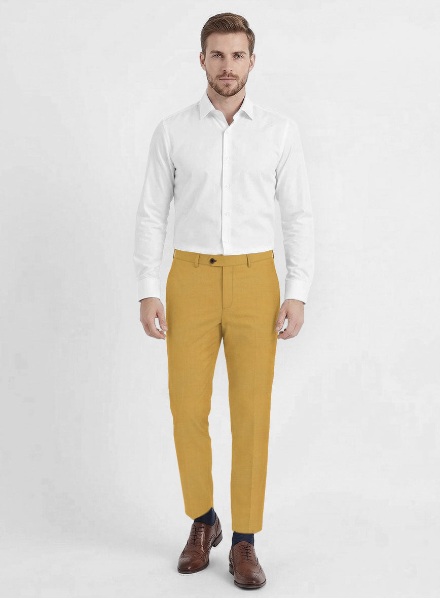 mustard yellow dress pants men's Marco Stretch Mustard Wool Suit – StudioSuits