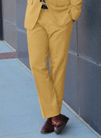 Marco Stretch Mustard Wool Suit - StudioSuits