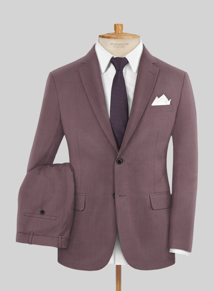 Marco Stretch Mystic Mauve Wool Suit - StudioSuits