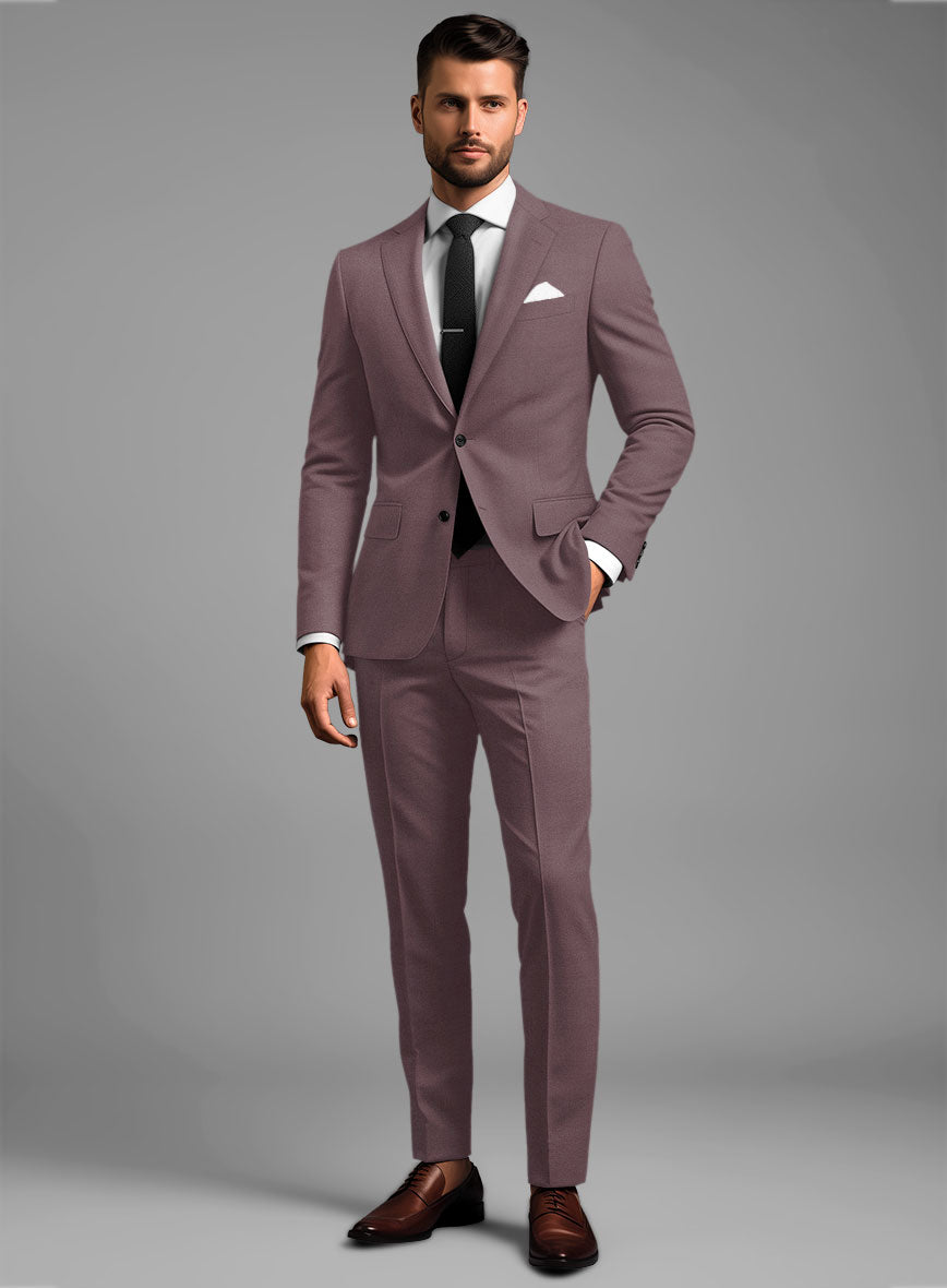 Marco Stretch Mystic Mauve Wool Suit - StudioSuits