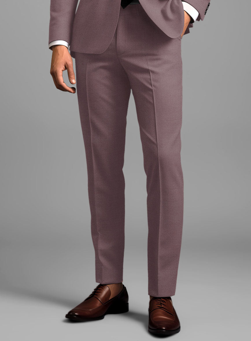 Marco Stretch Mystic Mauve Wool Suit - StudioSuits