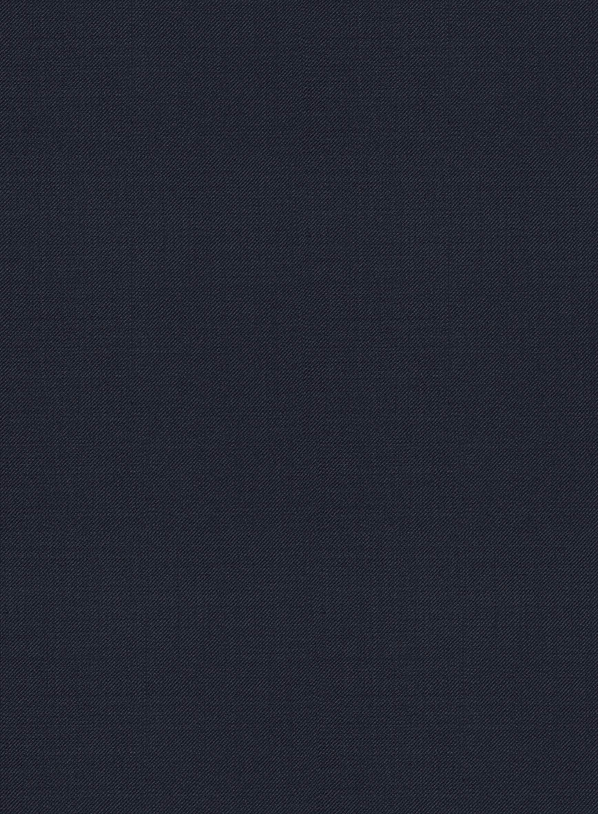 Marco Stretch Navy Blue Wool Pants - StudioSuits