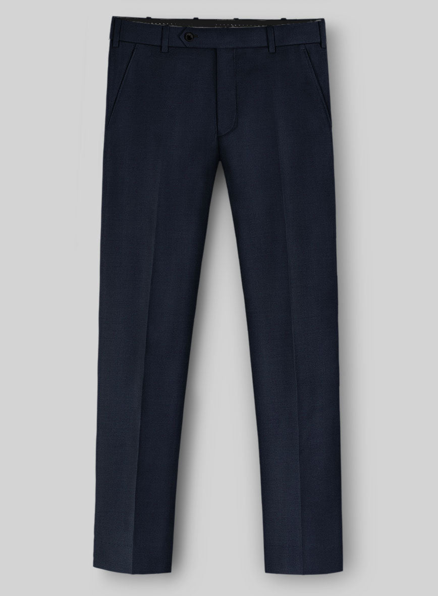 Marco Stretch Navy Blue Wool Suit - StudioSuits