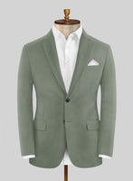 Marco Stretch Oak Green Wool Jacket - StudioSuits