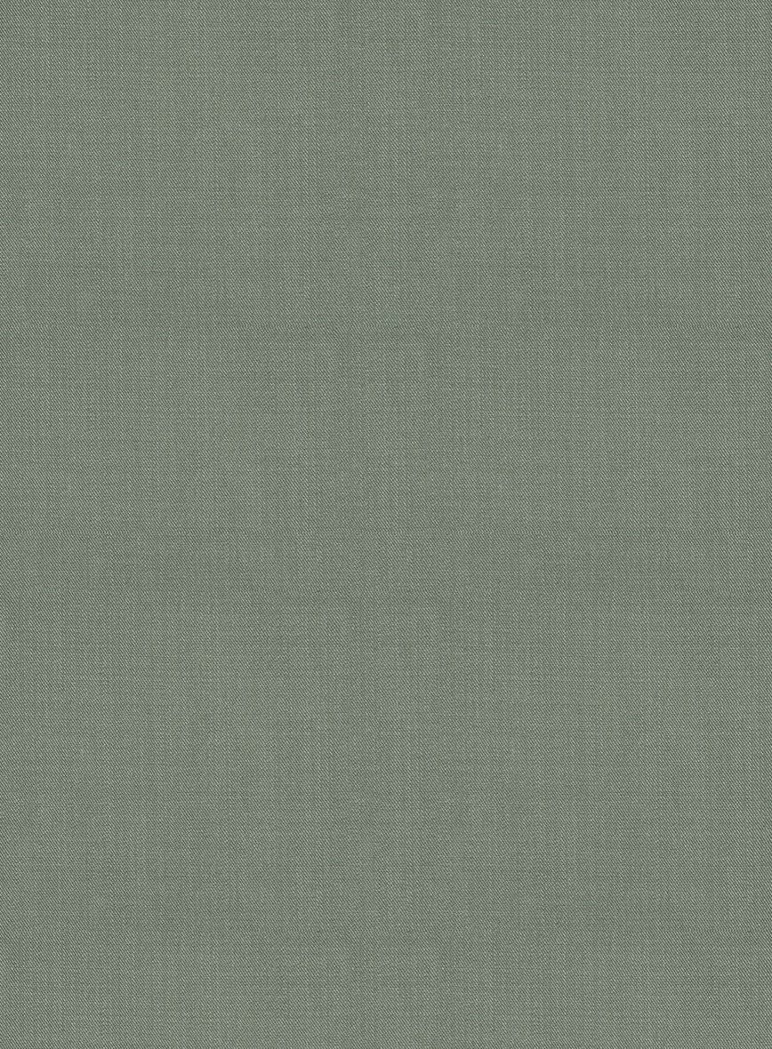 Marco Stretch Oak Green Wool Pants - StudioSuits