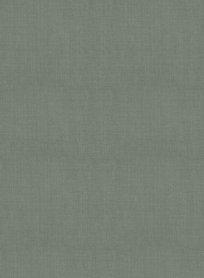 Marco Stretch Oak Green Wool Pants - StudioSuits