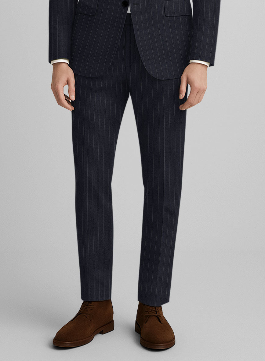 Marco Stretch Orencio Pinstripe Wool Pants - StudioSuits
