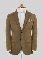 Marco Stretch Otter Brown Wool Jacket - StudioSuits