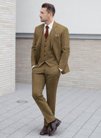 Marco Stretch Otter Brown Wool Suit - StudioSuits