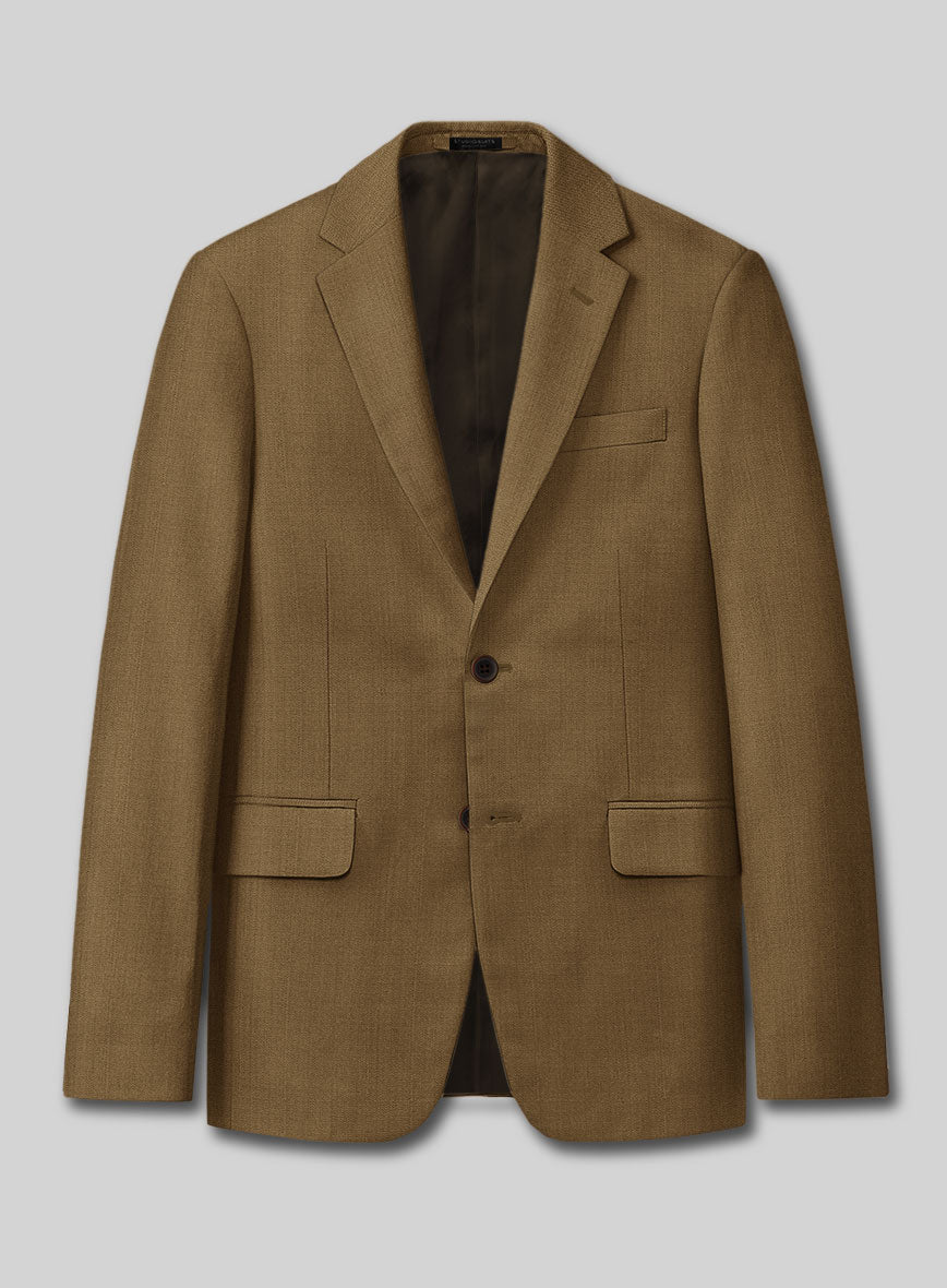 Marco Stretch Otter Brown Wool Suit - StudioSuits