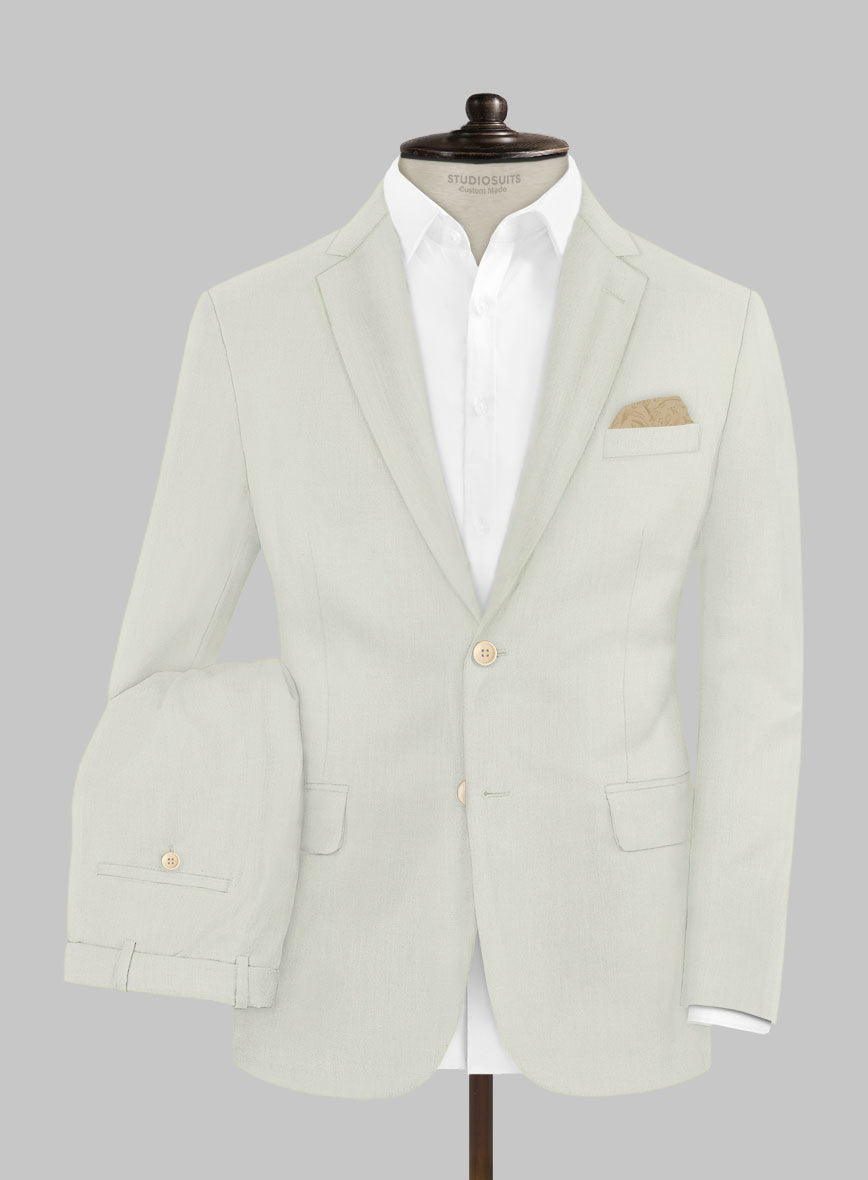 Marco Stretch Pale Green Wool Suit - StudioSuits