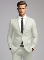 Marco Stretch Pale Green Wool Suit - StudioSuits