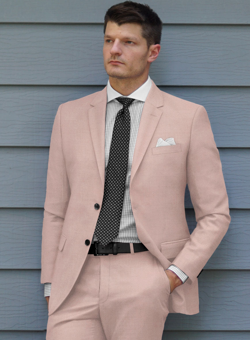 Marco Stretch Pink Wool Jacket - StudioSuits