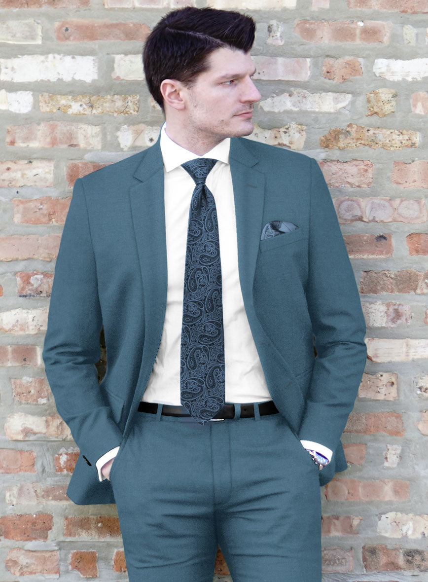 Marco Stretch Rich Blue Wool Jacket - StudioSuits