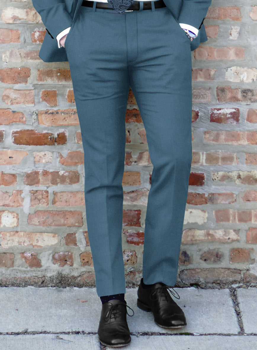Marco Stretch Rich Blue Wool Suit - StudioSuits