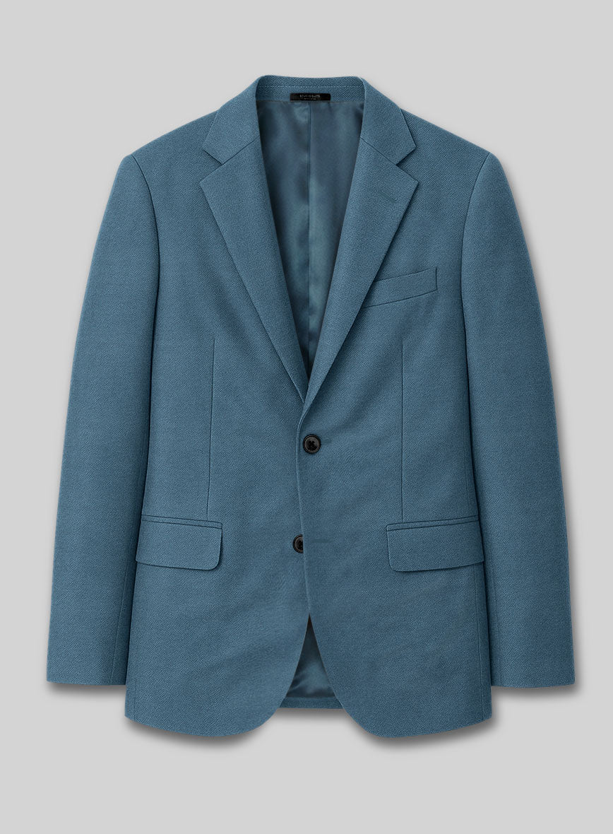 Marco Stretch Rich Blue Wool Suit - StudioSuits