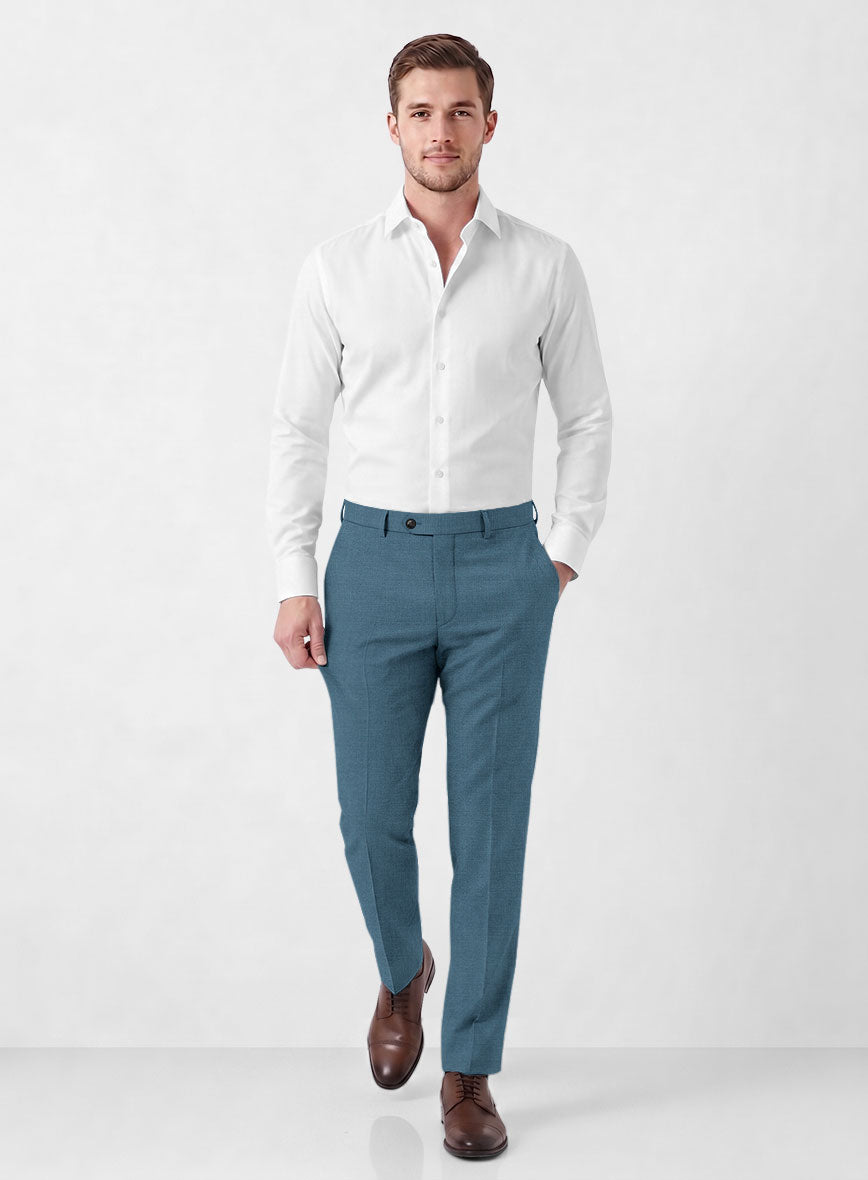 Marco Stretch Rich Blue Wool Suit - StudioSuits