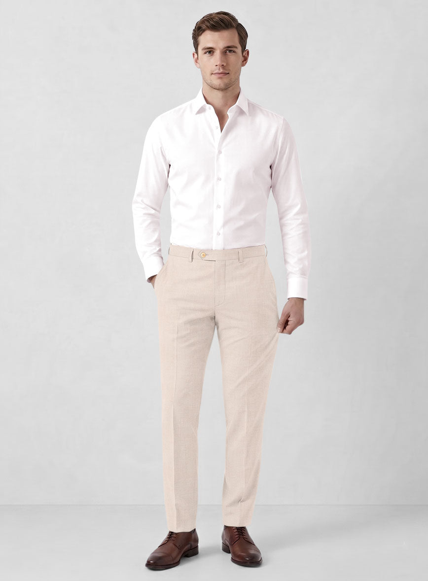 Marco Stretch Rose Gold Pants - StudioSuits