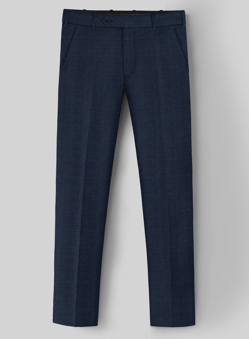 Marco Stretch Serenzi Houndstooth Wool Pants - StudioSuits