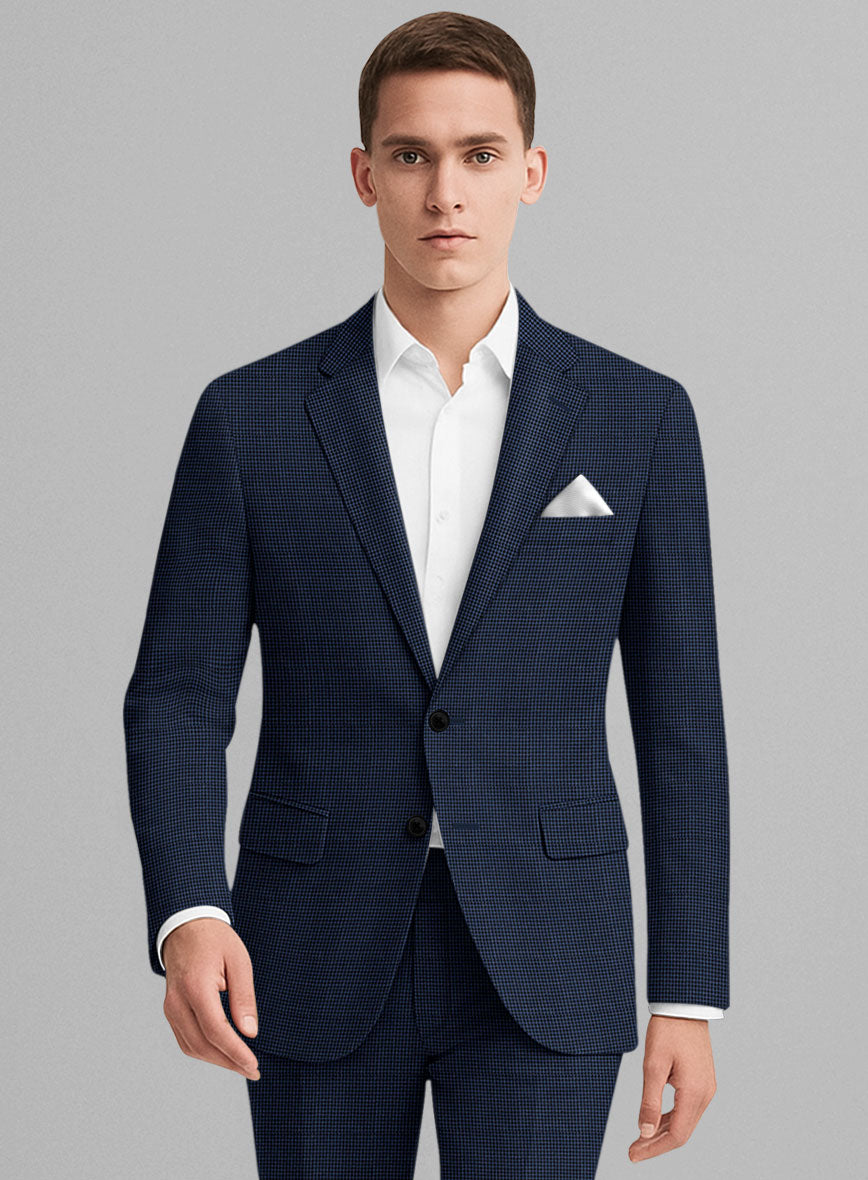 Marco Stretch Serenzi Houndstooth Wool Suit - StudioSuits